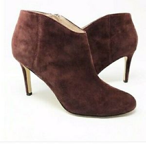 Sole society red wine bootie